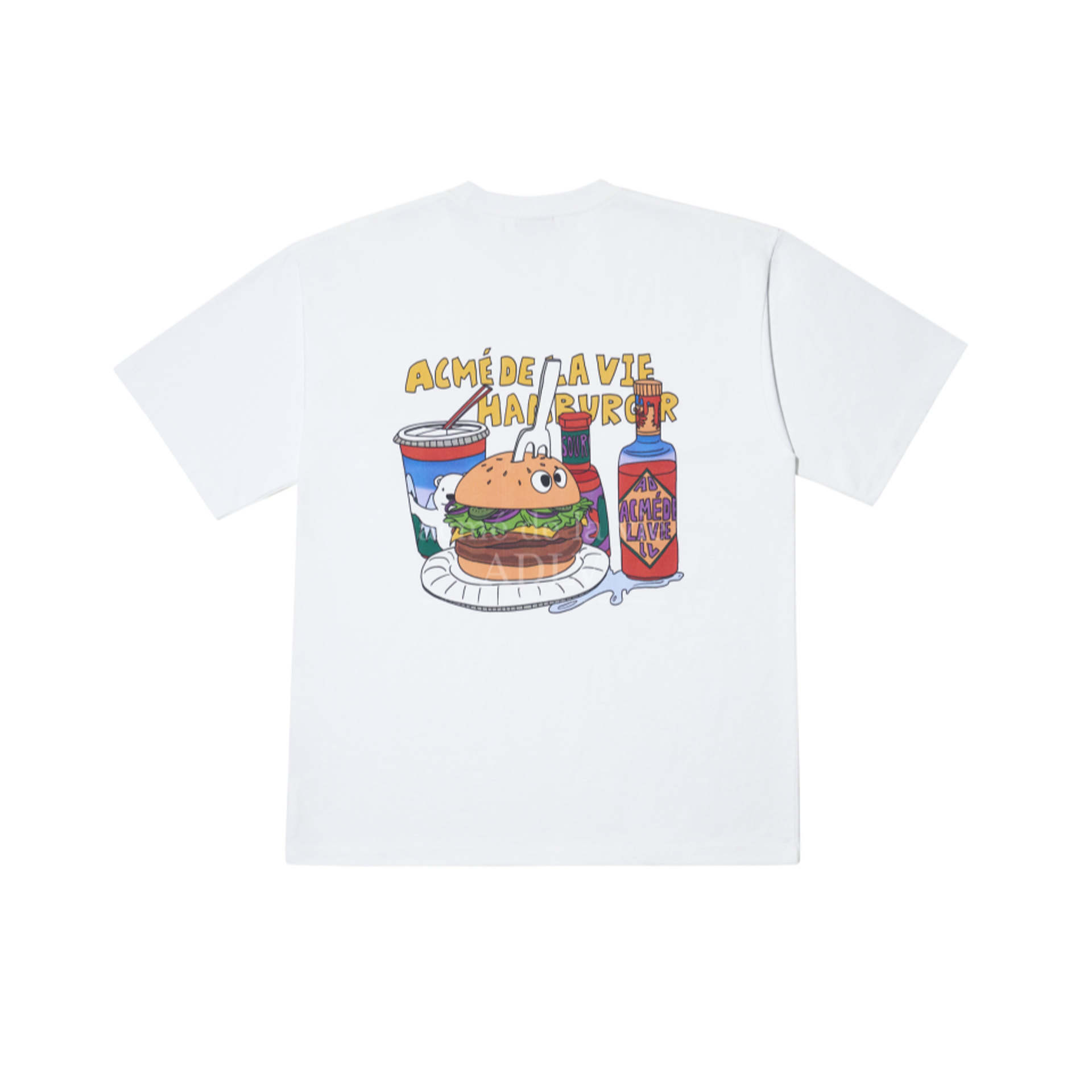 Acme De La Vie Hamburger Short Sleeve T-Shirt 'White'
