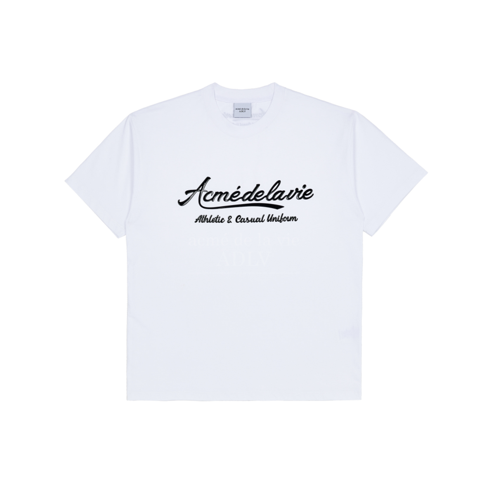 Acme De La Vie Gel Printing Logo Short Sleeve T-Shirt 'White'