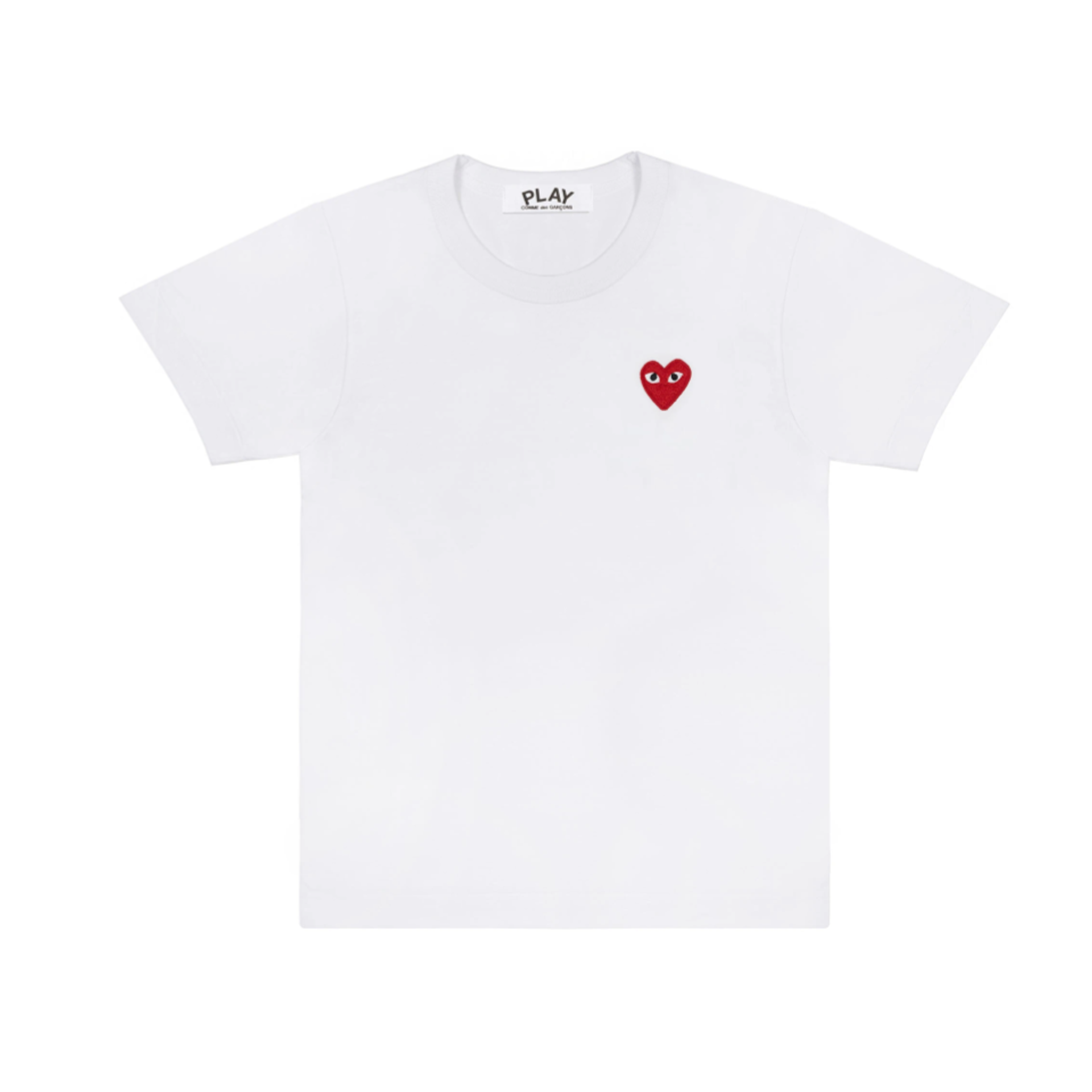 Red PLAY T-Shirt White (Ladies')