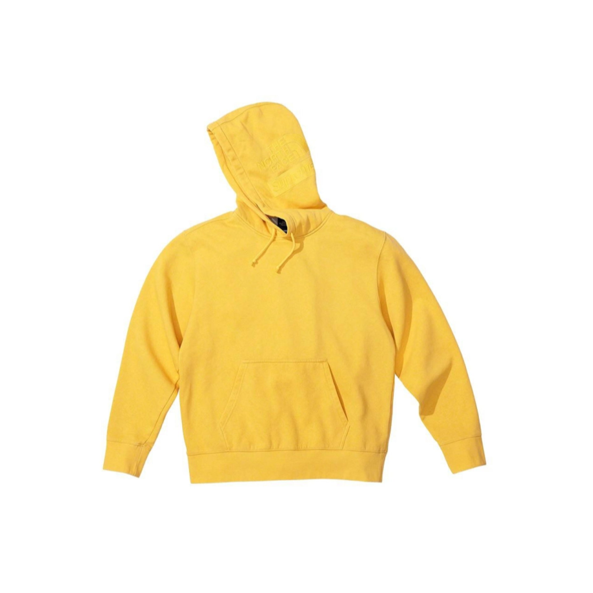 Supreme x The North Face Pigment Printed Hooded Sweatshirt 'Yellow'