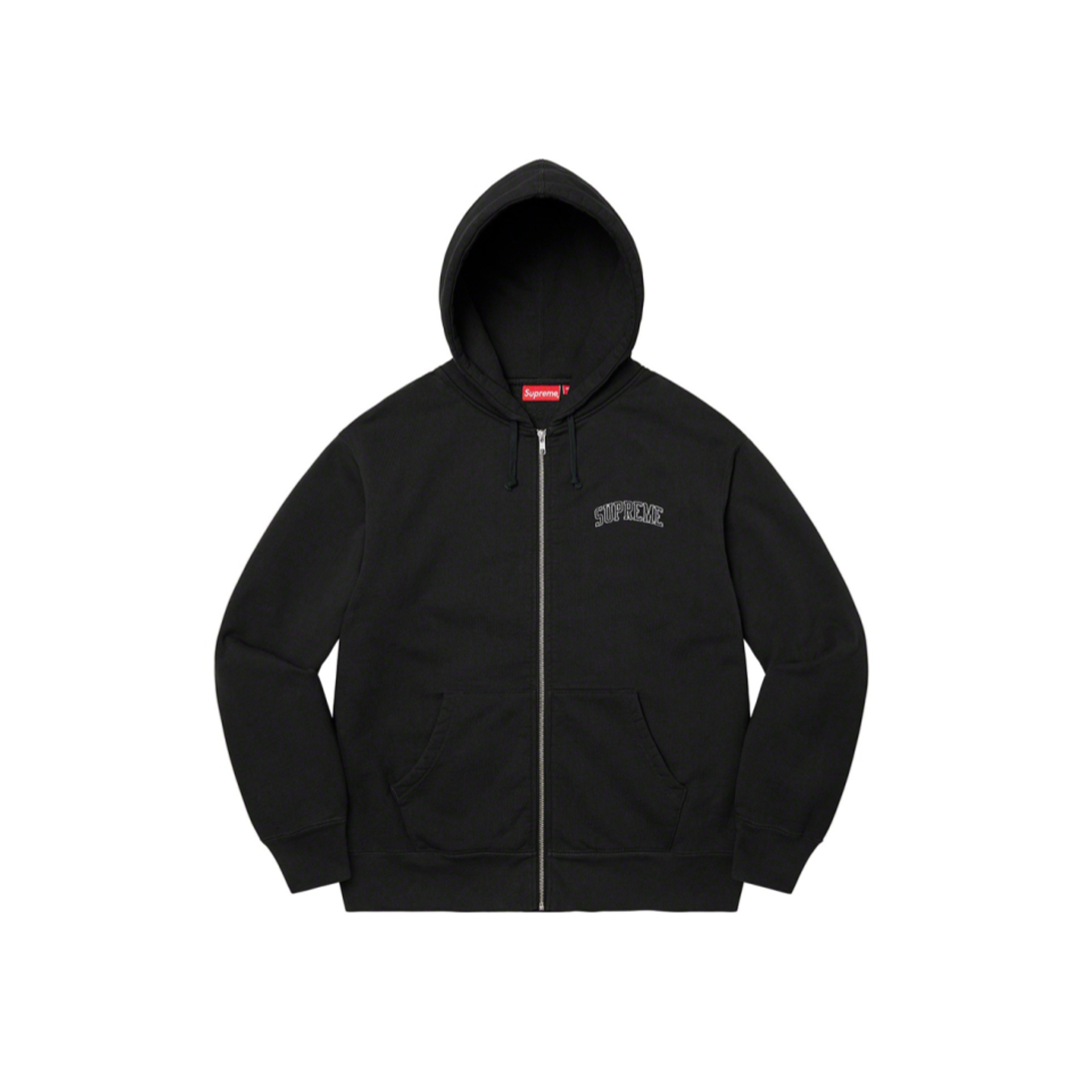 Supreme Doughboy Zip Up Hooded Sweatshirt 'Black' - FW22SW60 BLACK | Ox ...