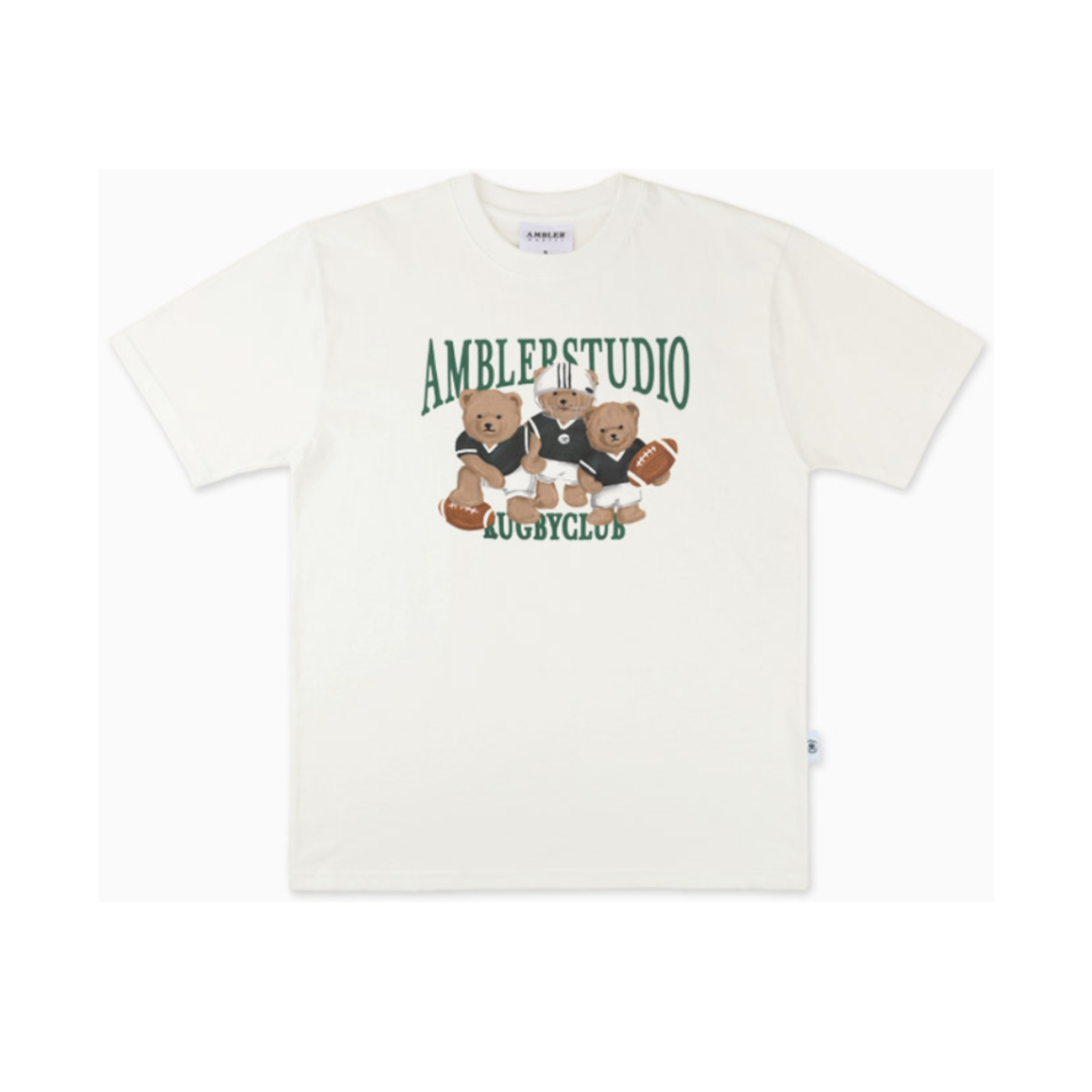 Ambler Rugby Club Overfit Short Sleeve T-shirt 'Cream'