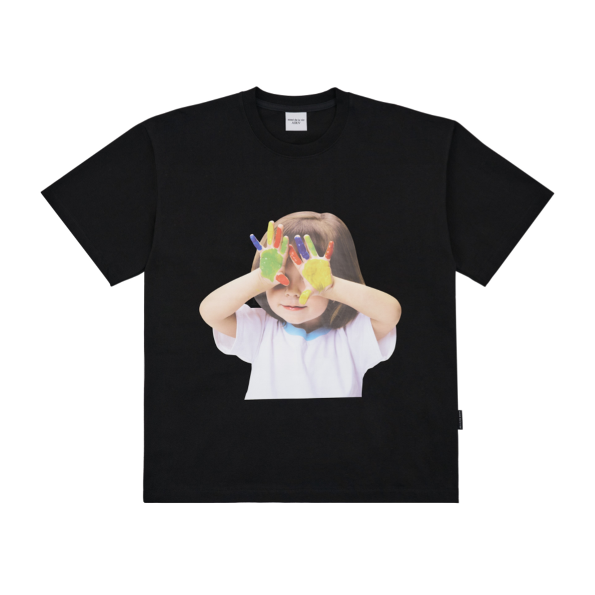 Acme De La Vie Baby Face Short Sleeve T-Shirt 'Black Colorful Hands' 