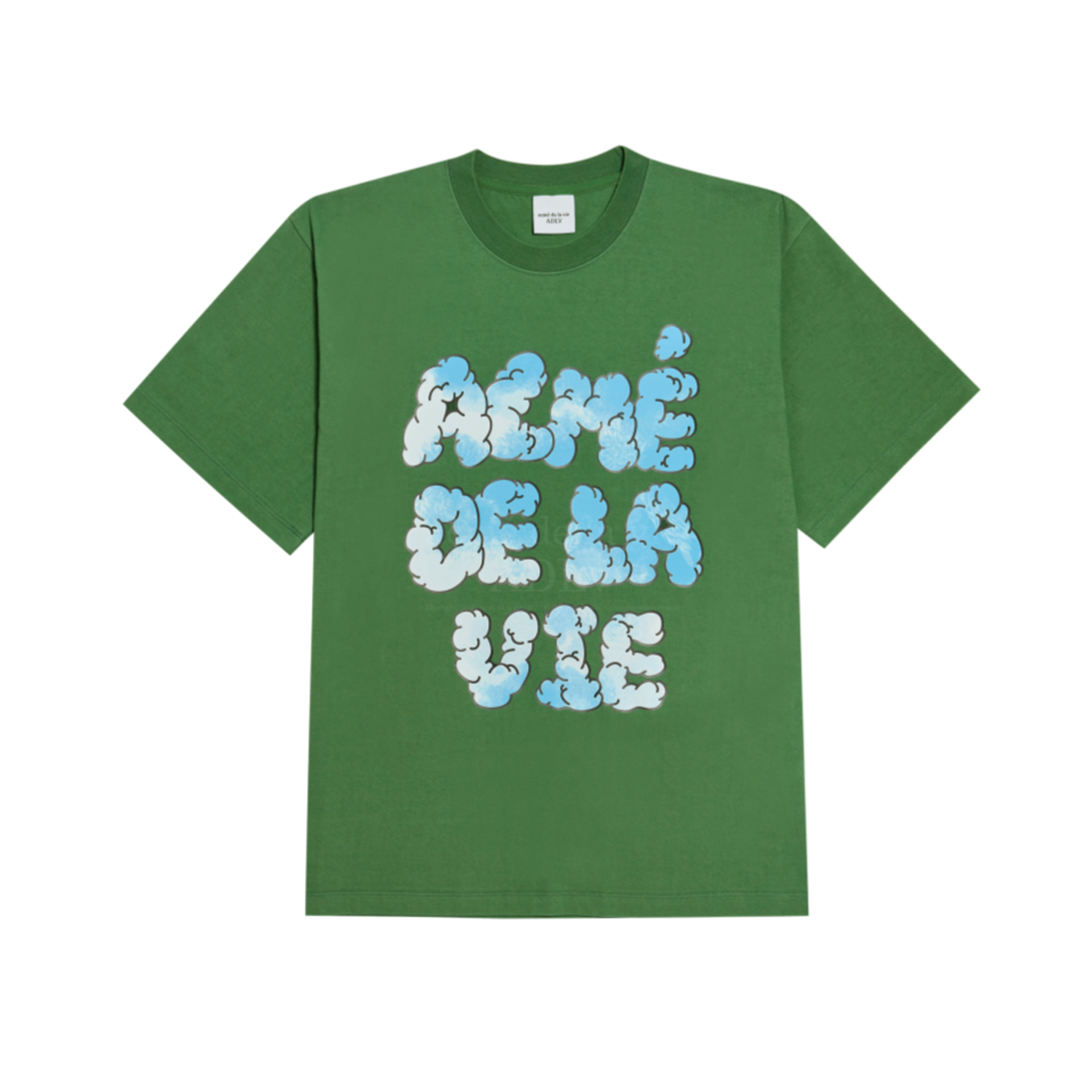 Acme De La Vie Rainbow Cloud Logo Short Sleeve T-Shirt Green - ADLV