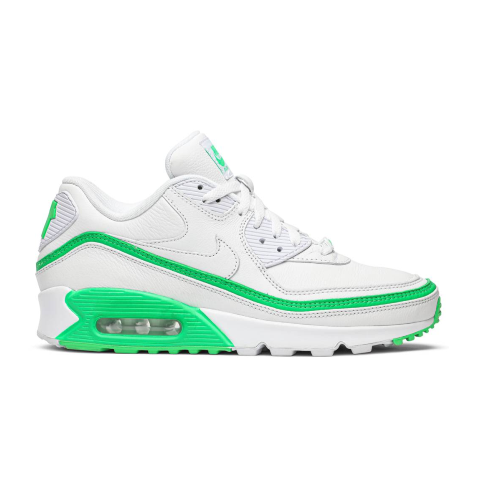 Nike Undefeated x Air Max 90 'White Green Spark'