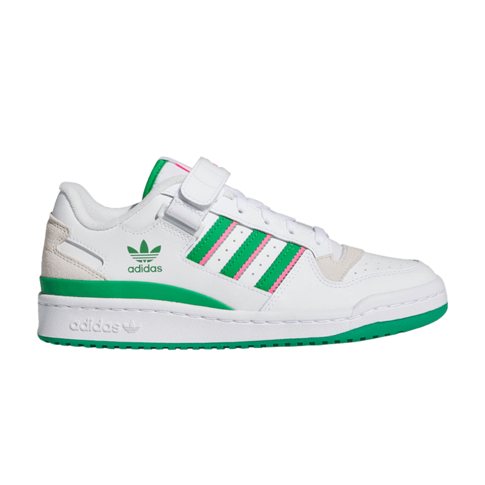 Wmns adidas Forum Low 'White Green Pink'
