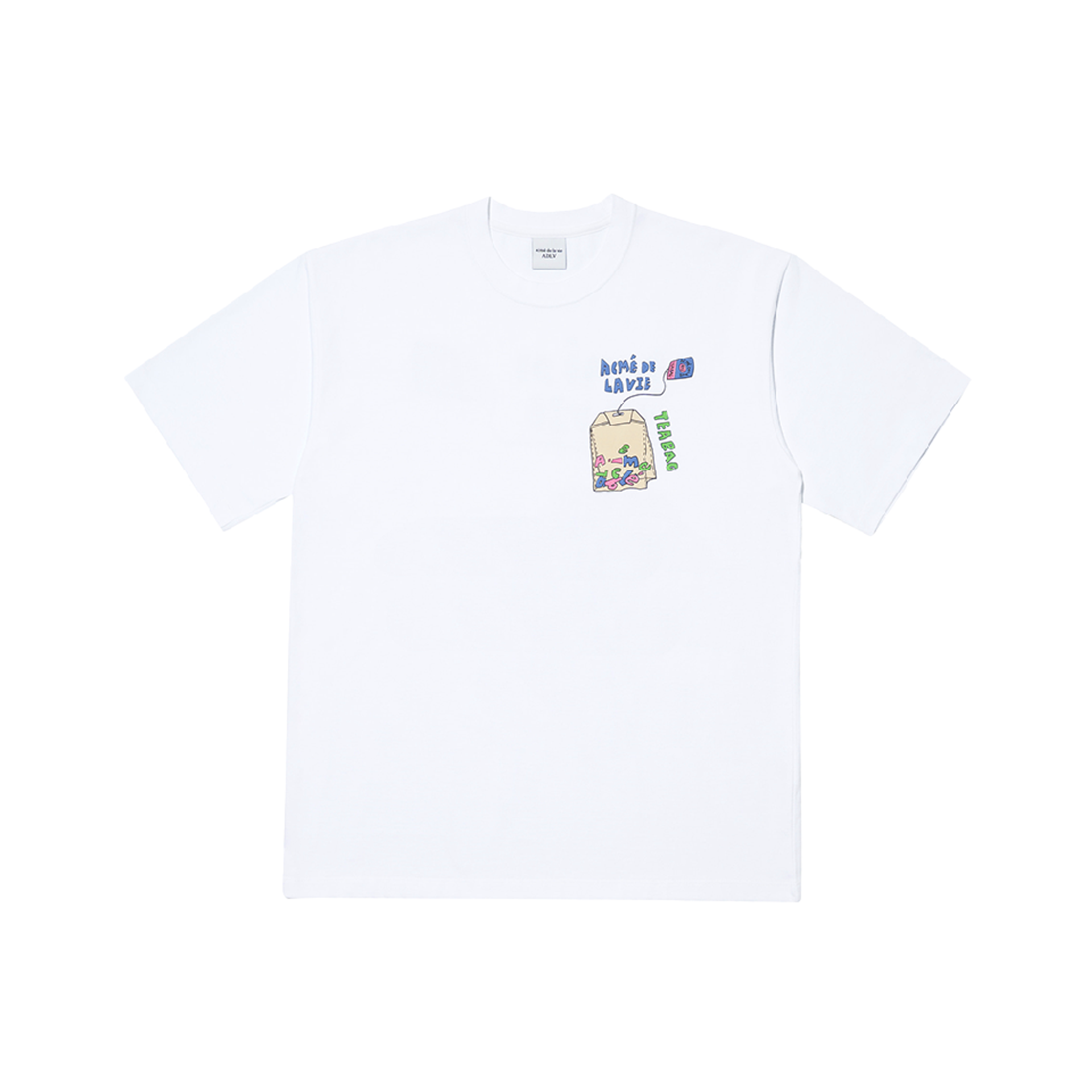 ADLV Teabag Logo T-shirt 'White'