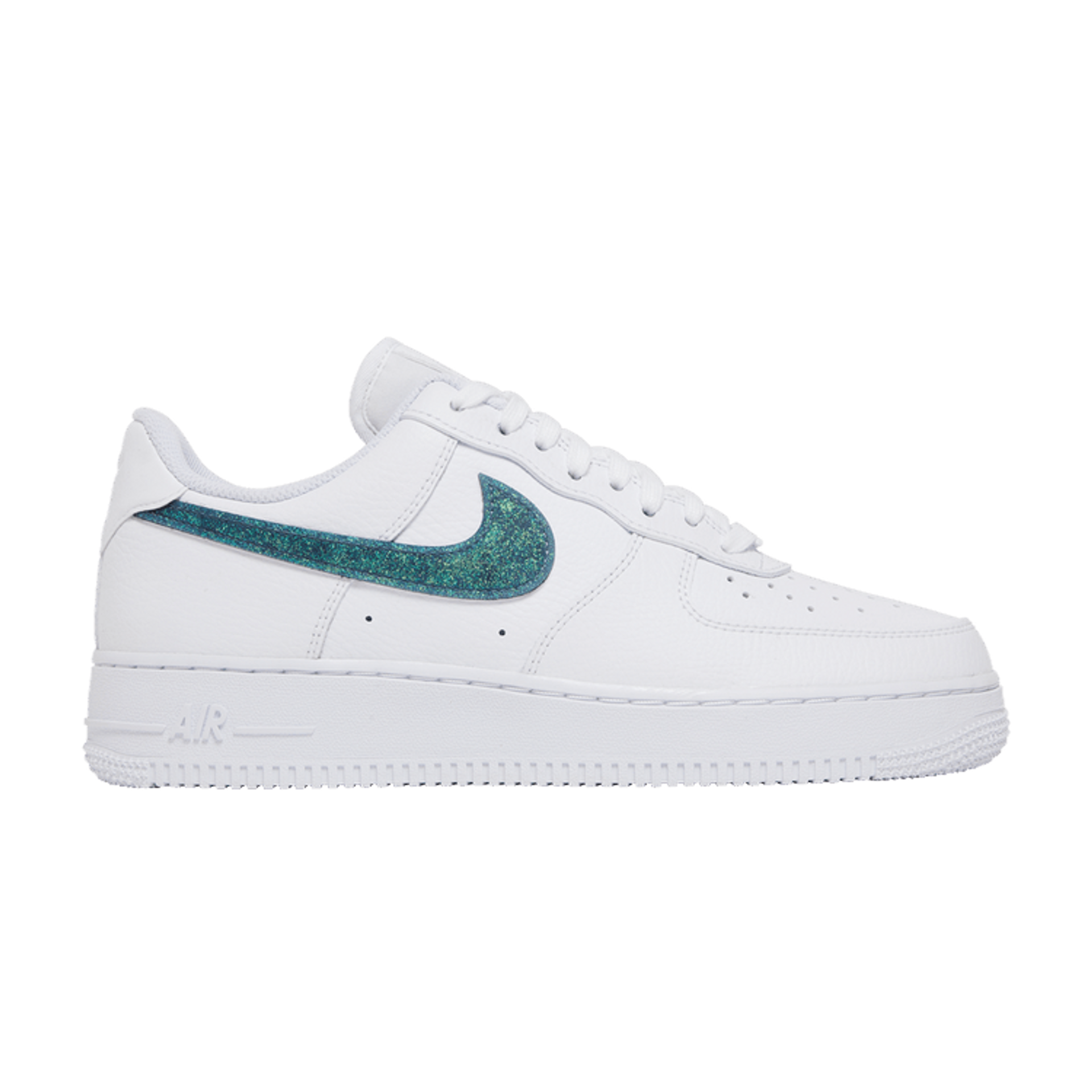 Nike Wmns Air Force 1 Low 'Glitter Swoosh - Celery' - DH4407 100 | Ox ...