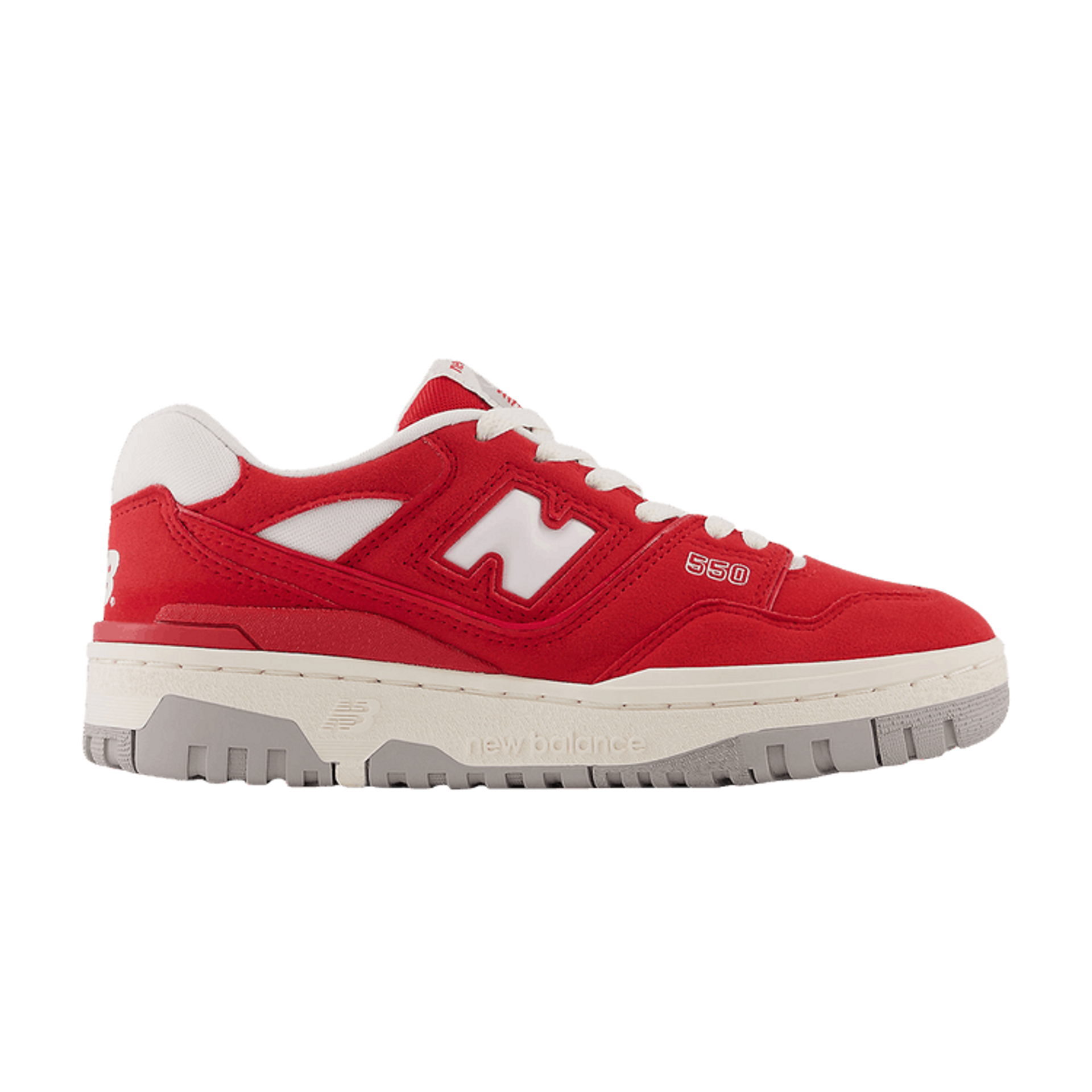 New Balance 550 Big Kid 'Suede Pack - Team Red'