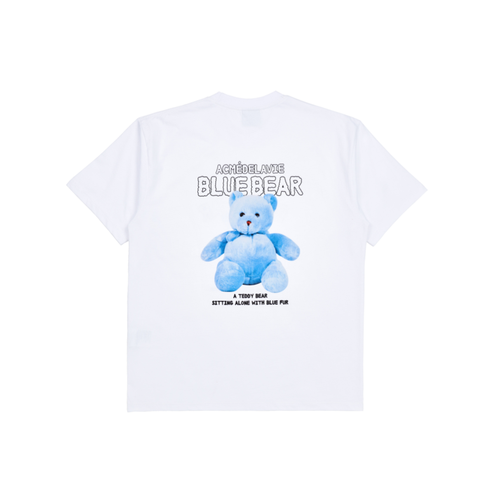 ADLV Blue Teddy Bear T-shirt 'White' - ADLV 22SS SSABTB WHT | Ox Street