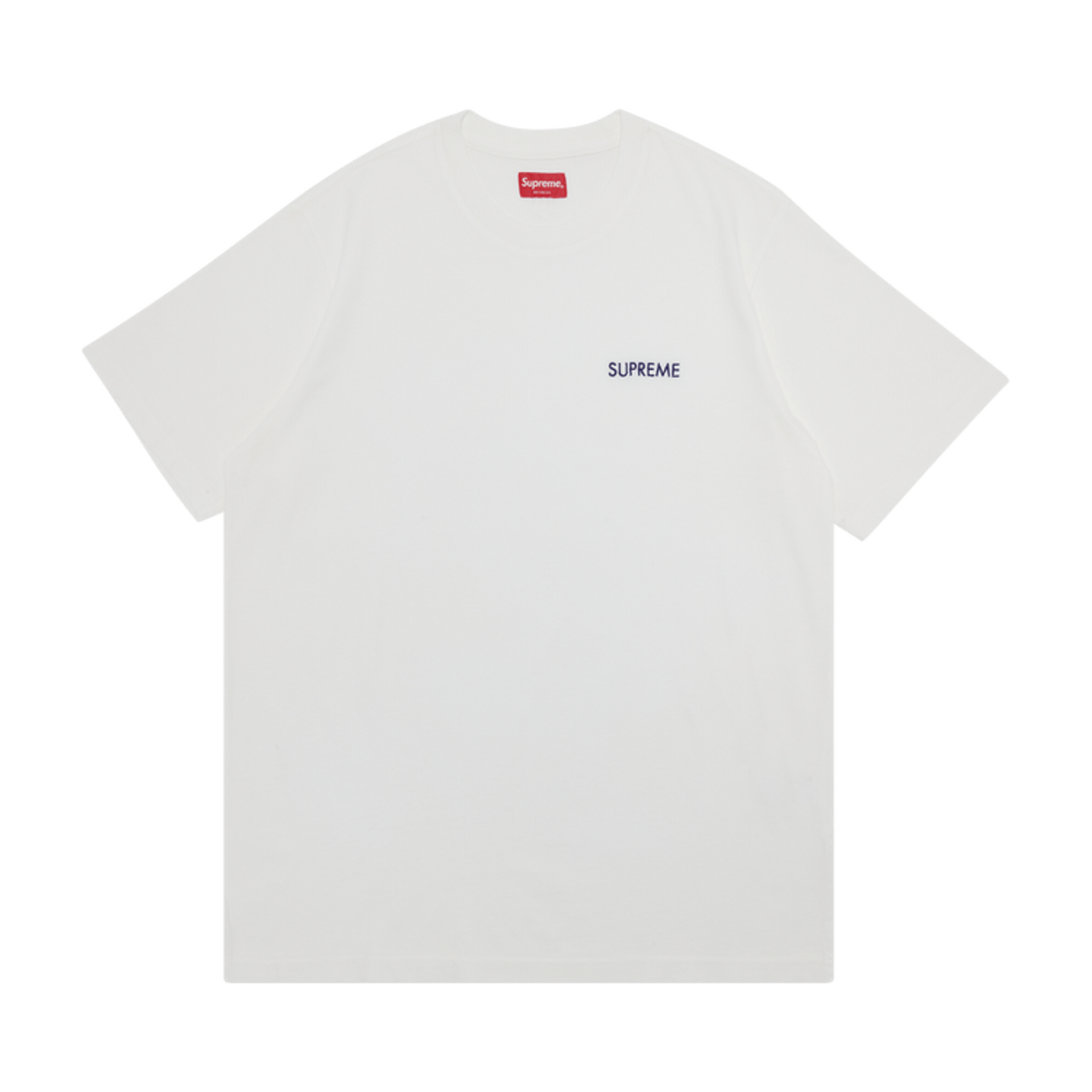 Supreme Washed Capital Short-Sleeve Top 'White'