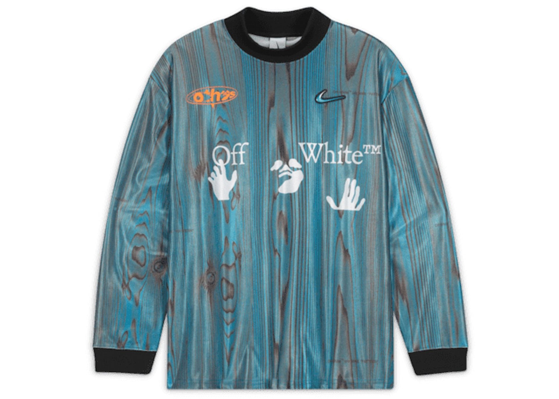 Off-White x Nike 001 Soccer Jersey 'Blue'