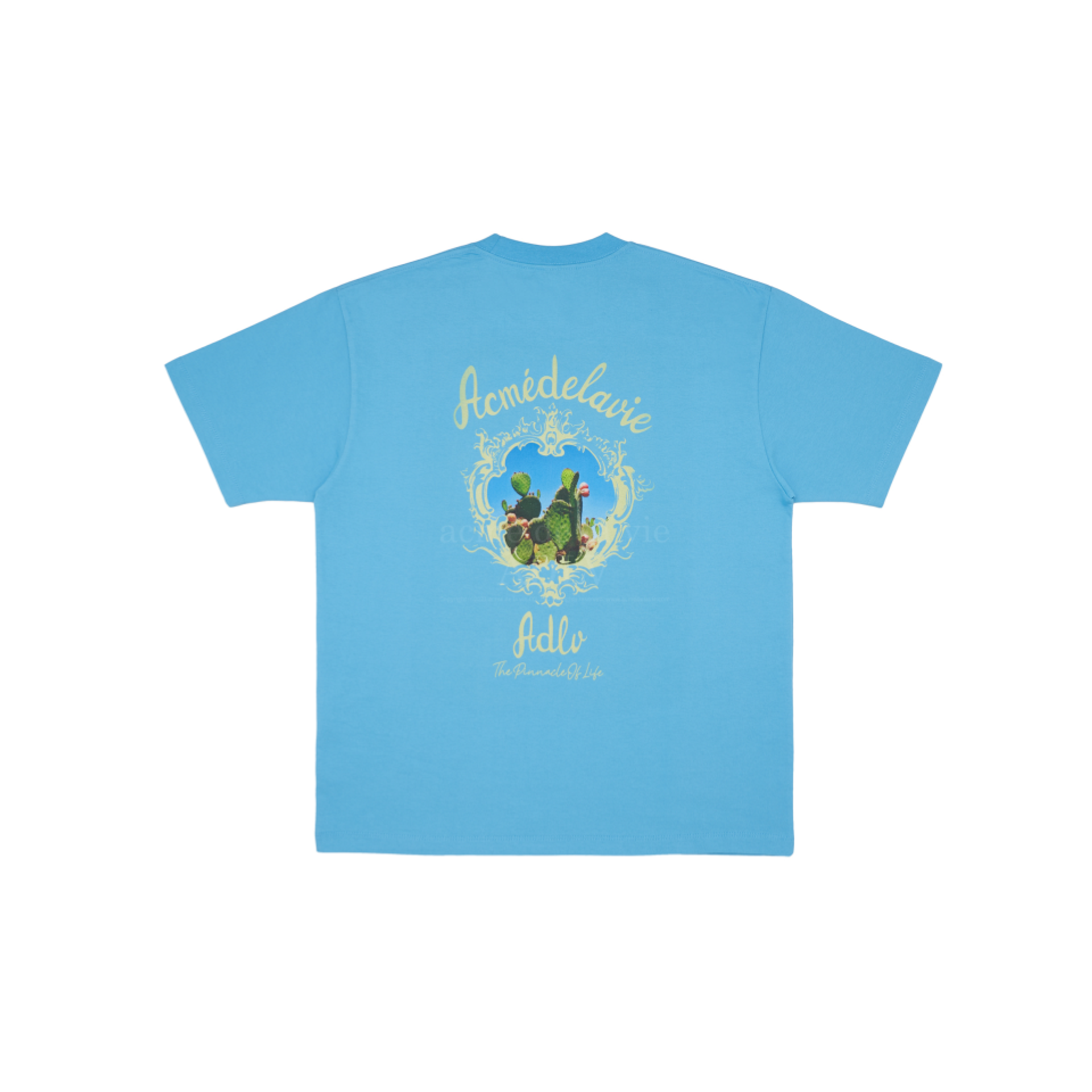 ADLV Cactus Mirror T-shirt 'Sky Blue'