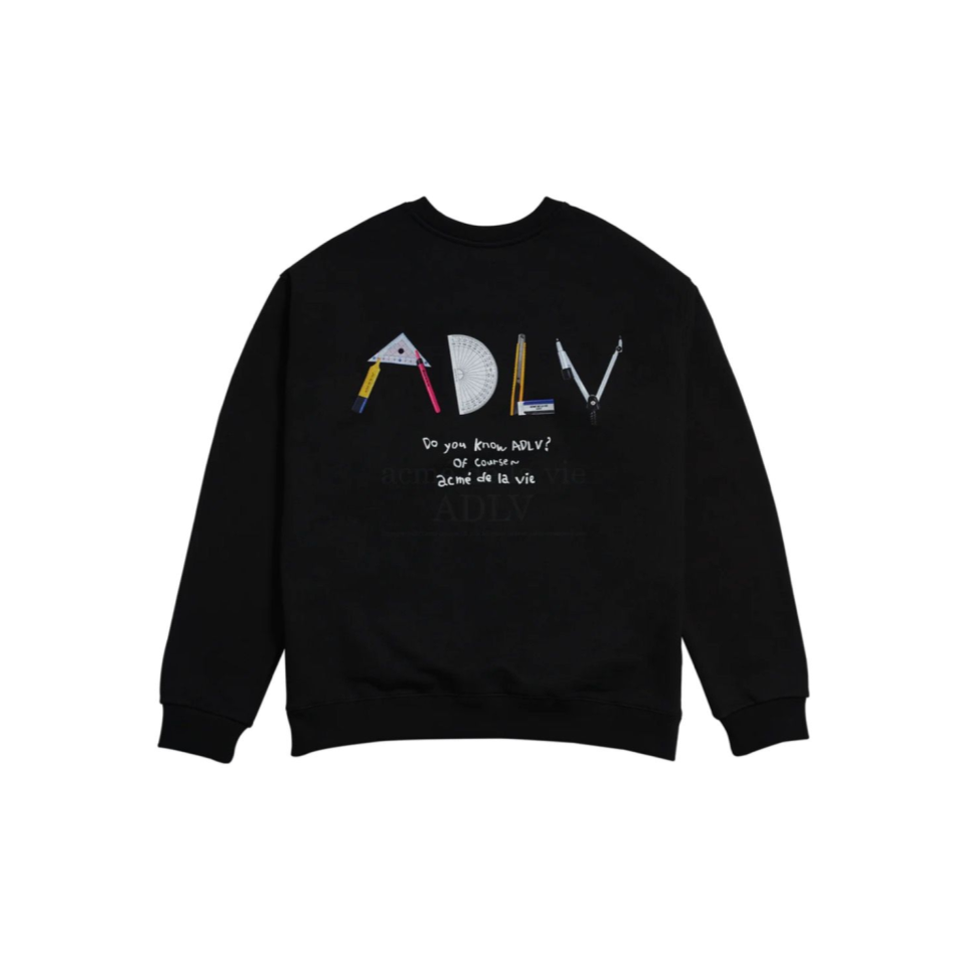 ADLV Protractor Logo Sweatshirt 'Black'
