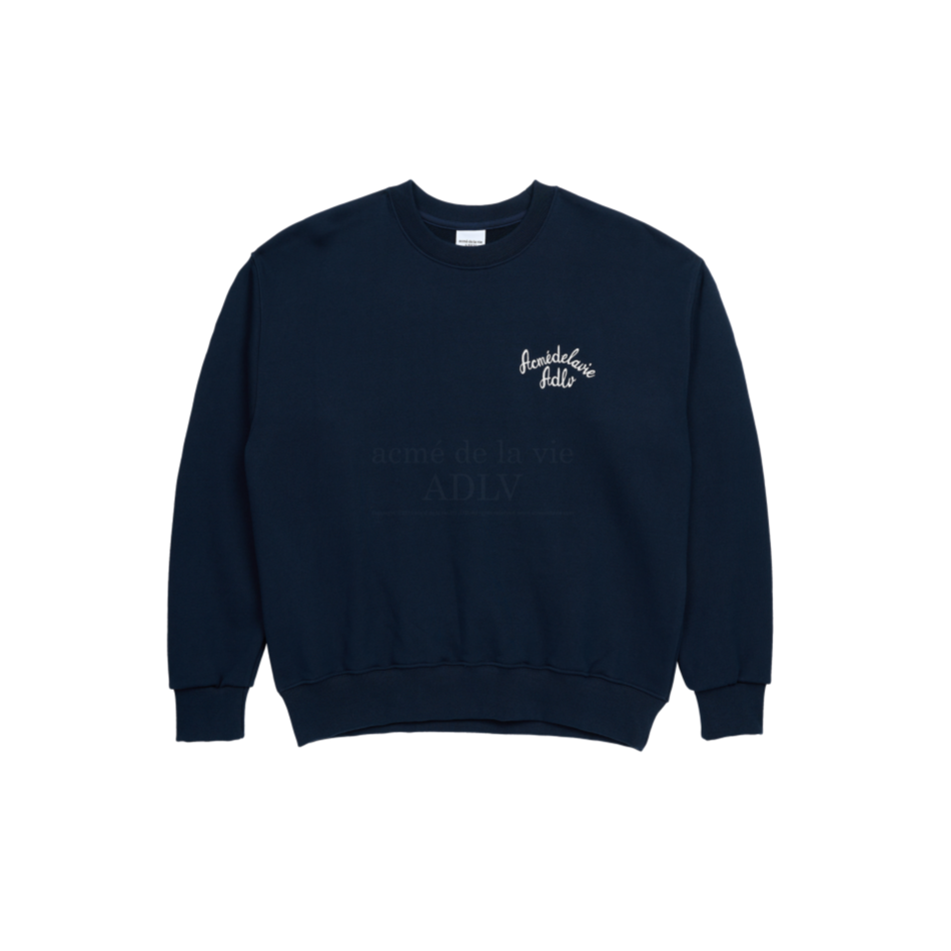 ADLV Script Embroidery Logo Sweatshirt 'Navy'