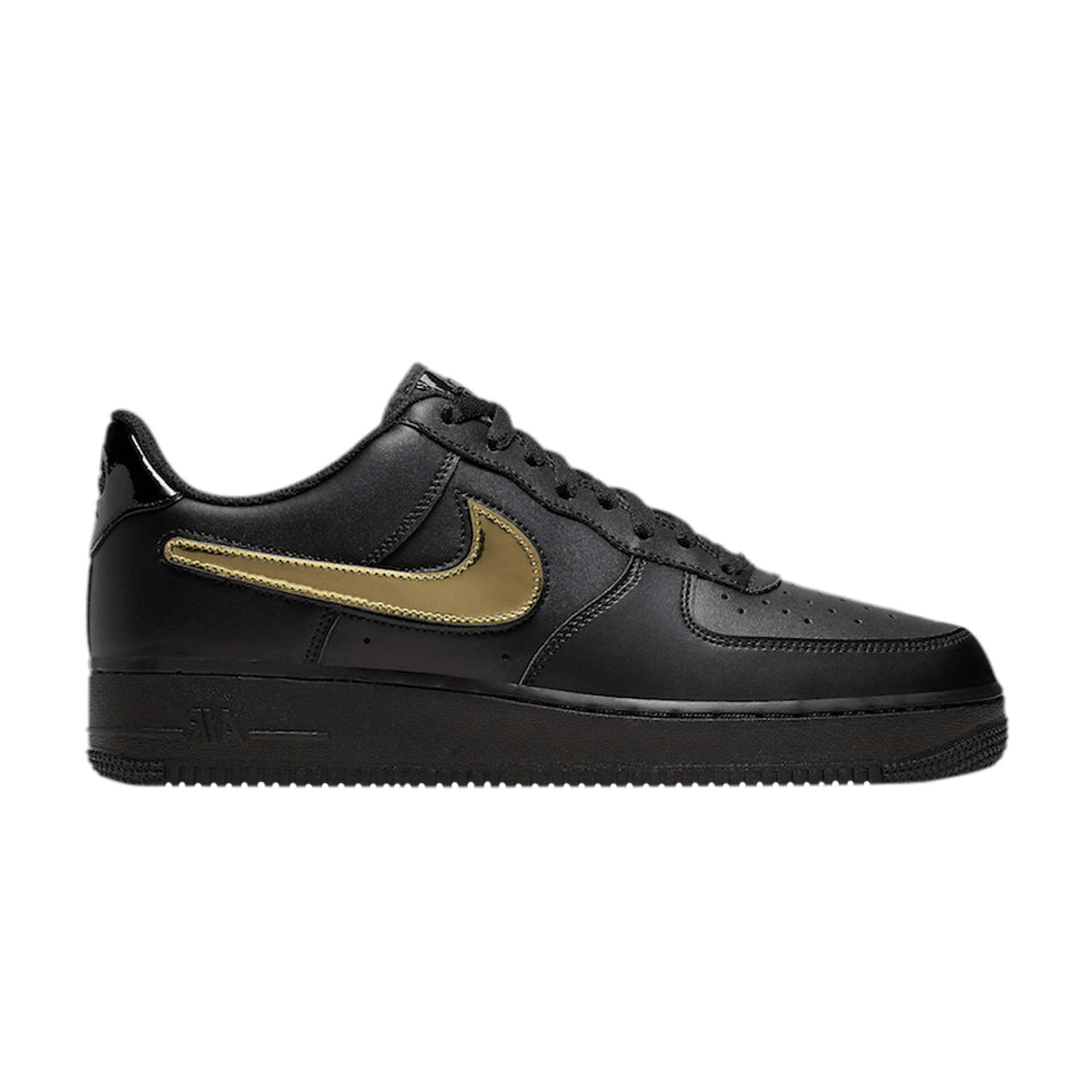 Nike Air Force 1 Low '07 LV8 'Removable Swoosh Black Gold' CT2252