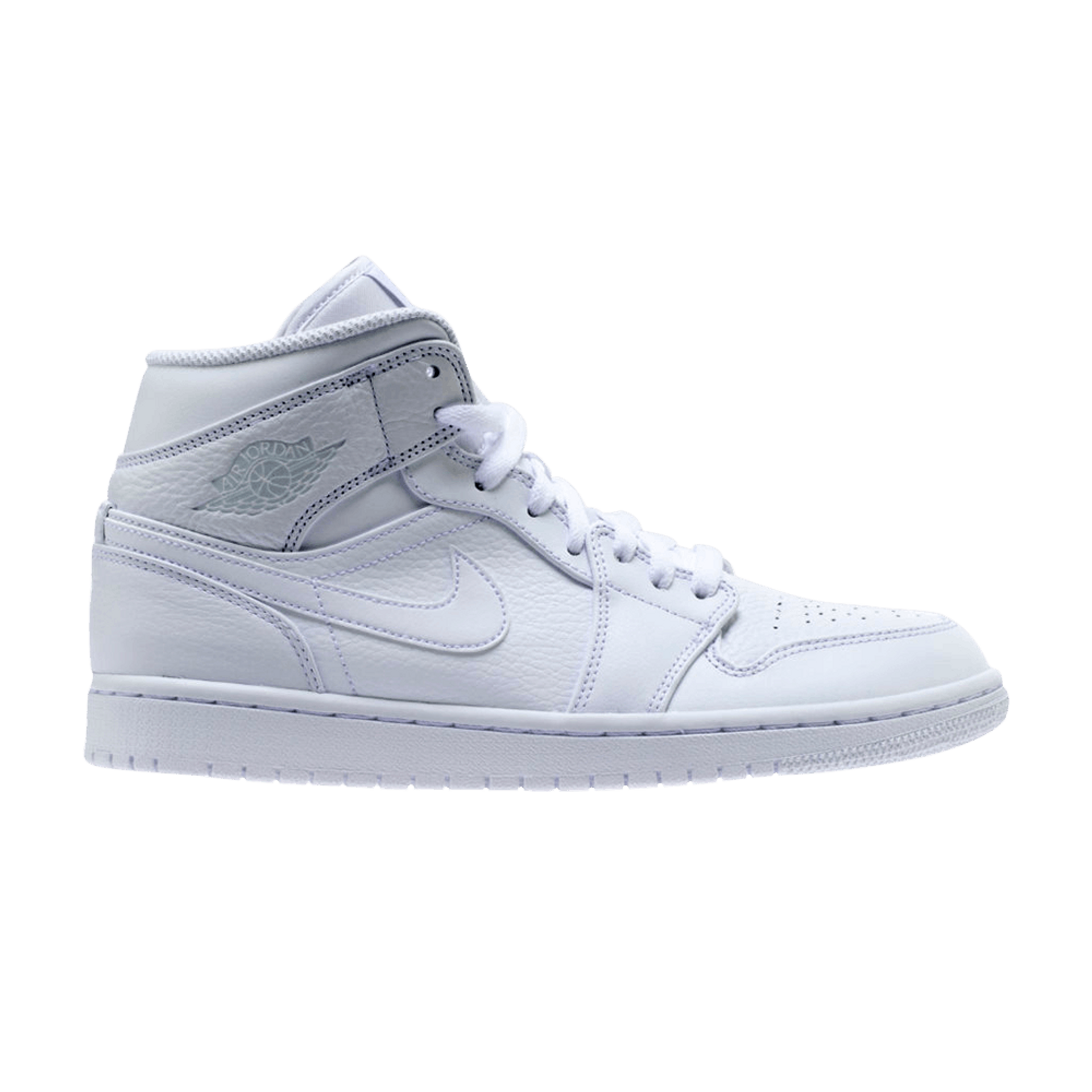 Air Jordan 1 Mid 'Triple White' (2018) - 554724 109 | Ox Street