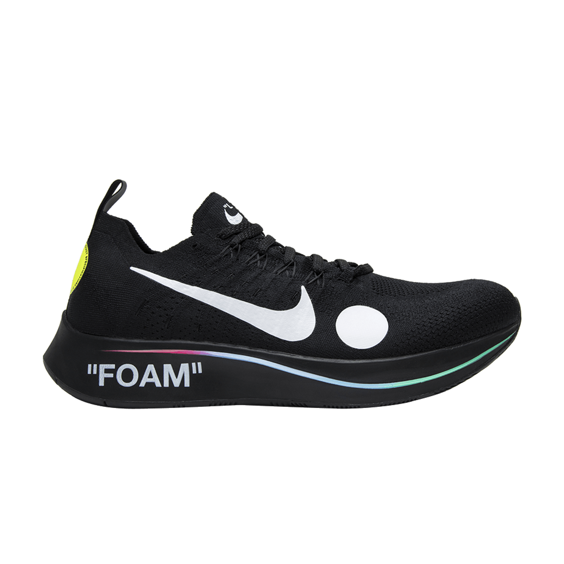 Nike OFF-WHITE x Zoom Fly Mercurial Flyknit 'Black' - AO2115 001 | Ox ...