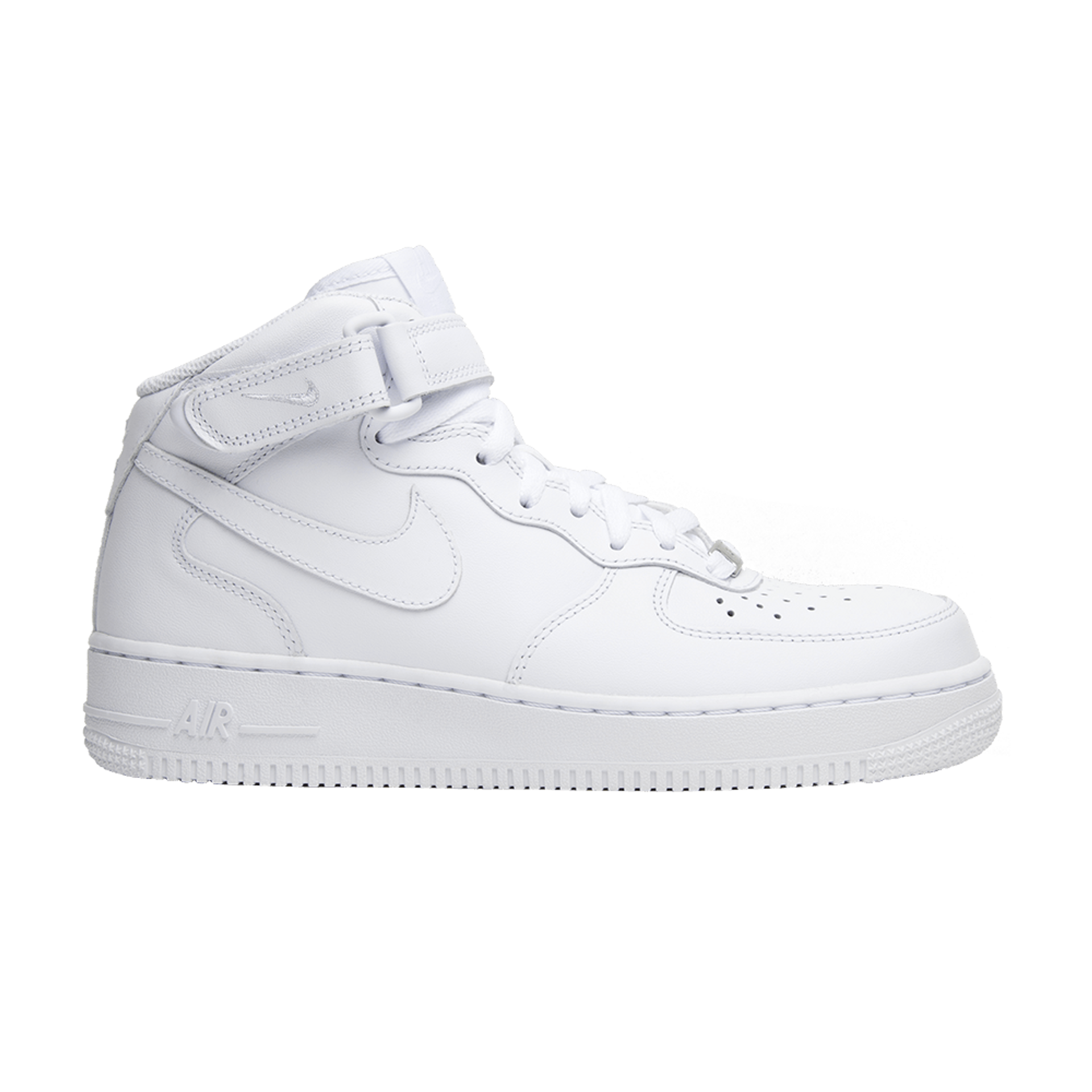 Nike Wmns Air Force 1 Mid 07 Leather 'Triple White' - 366731 100 | Ox ...